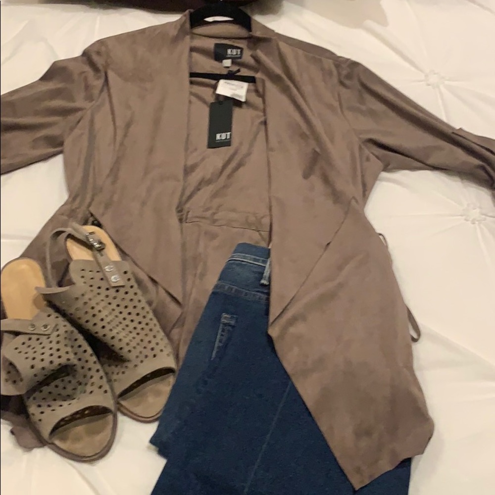 Kut Faux Suede Jacket NWOT
